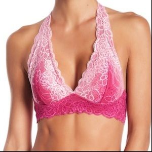 Free Press Pink Ombré Lace Bralette